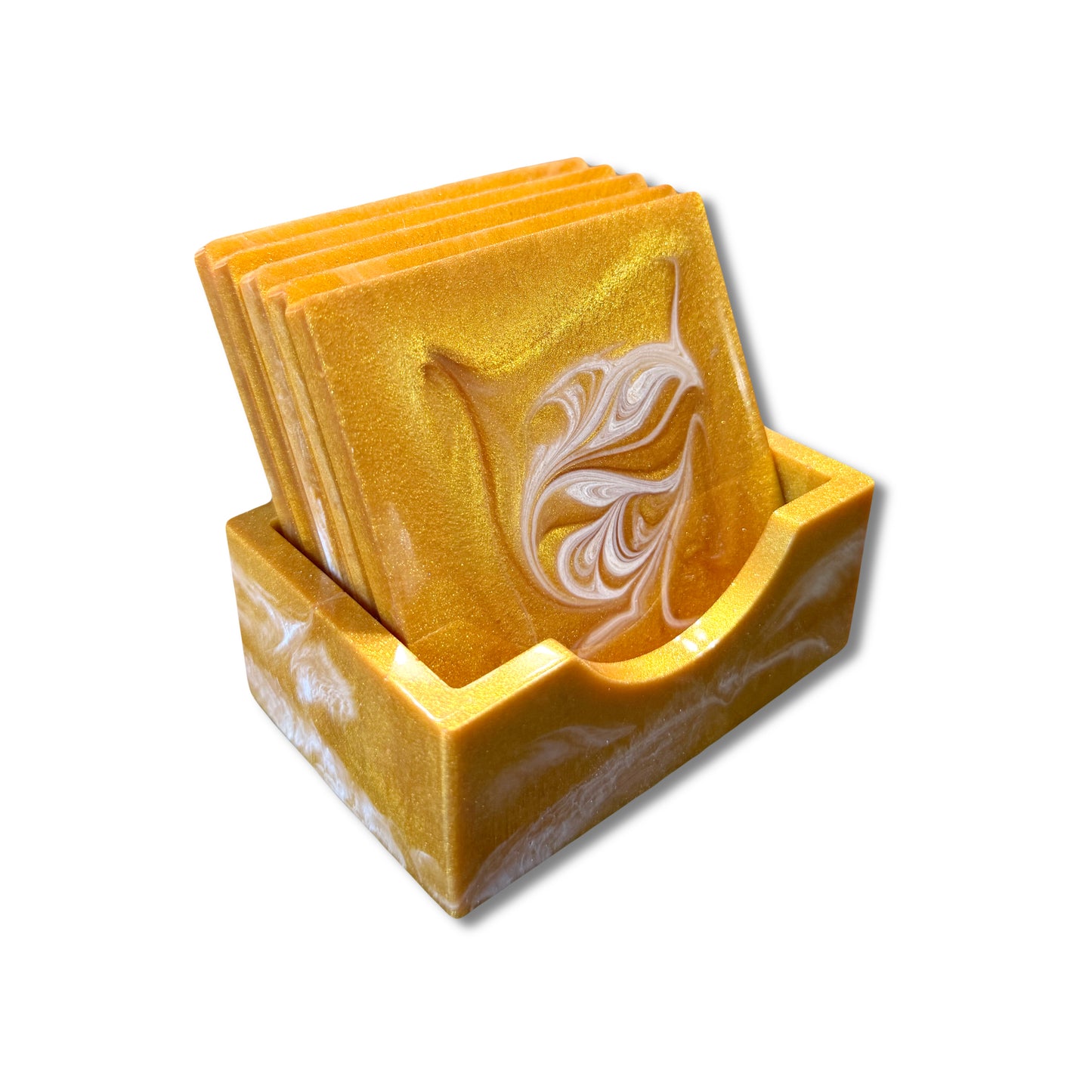 6 Piece Square Coaster Set