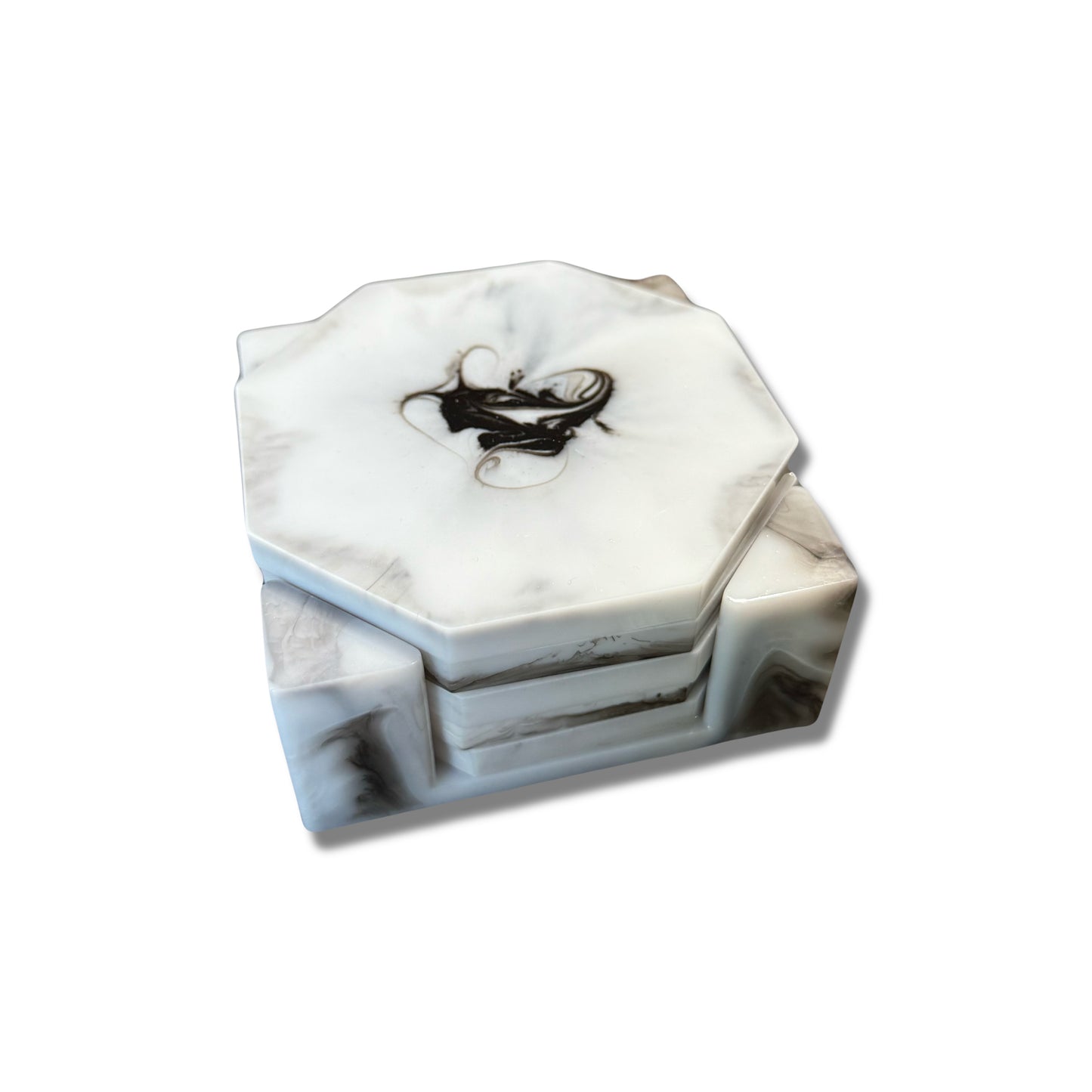 6 Piece Octagon Coaster Set