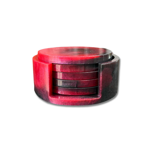 6 Piece Round Coaster Set