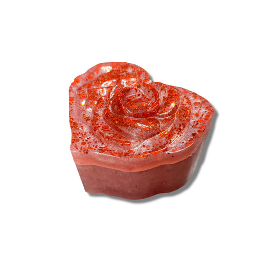 Heart Shaped Trinket Box with Lid