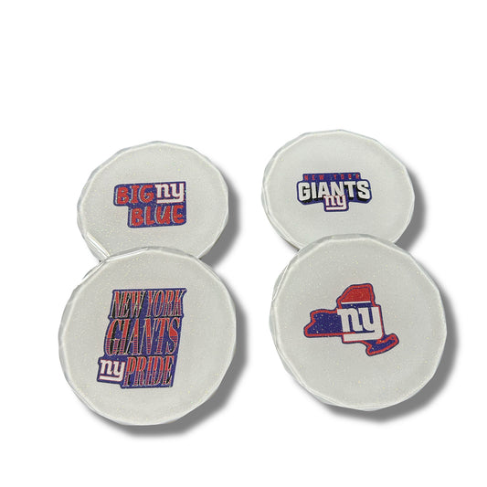 4 Piece NFL Diamond Edge Coaster Set