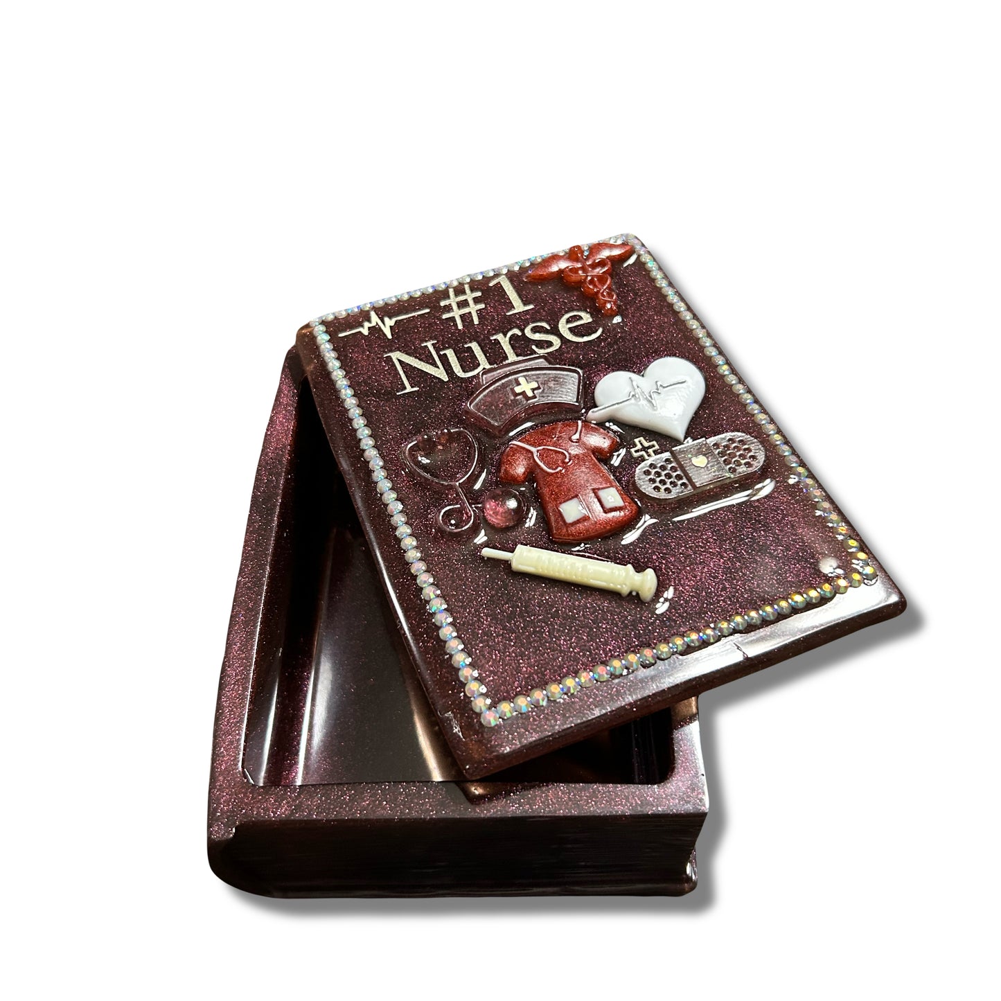 Book Shaped Trinket Box