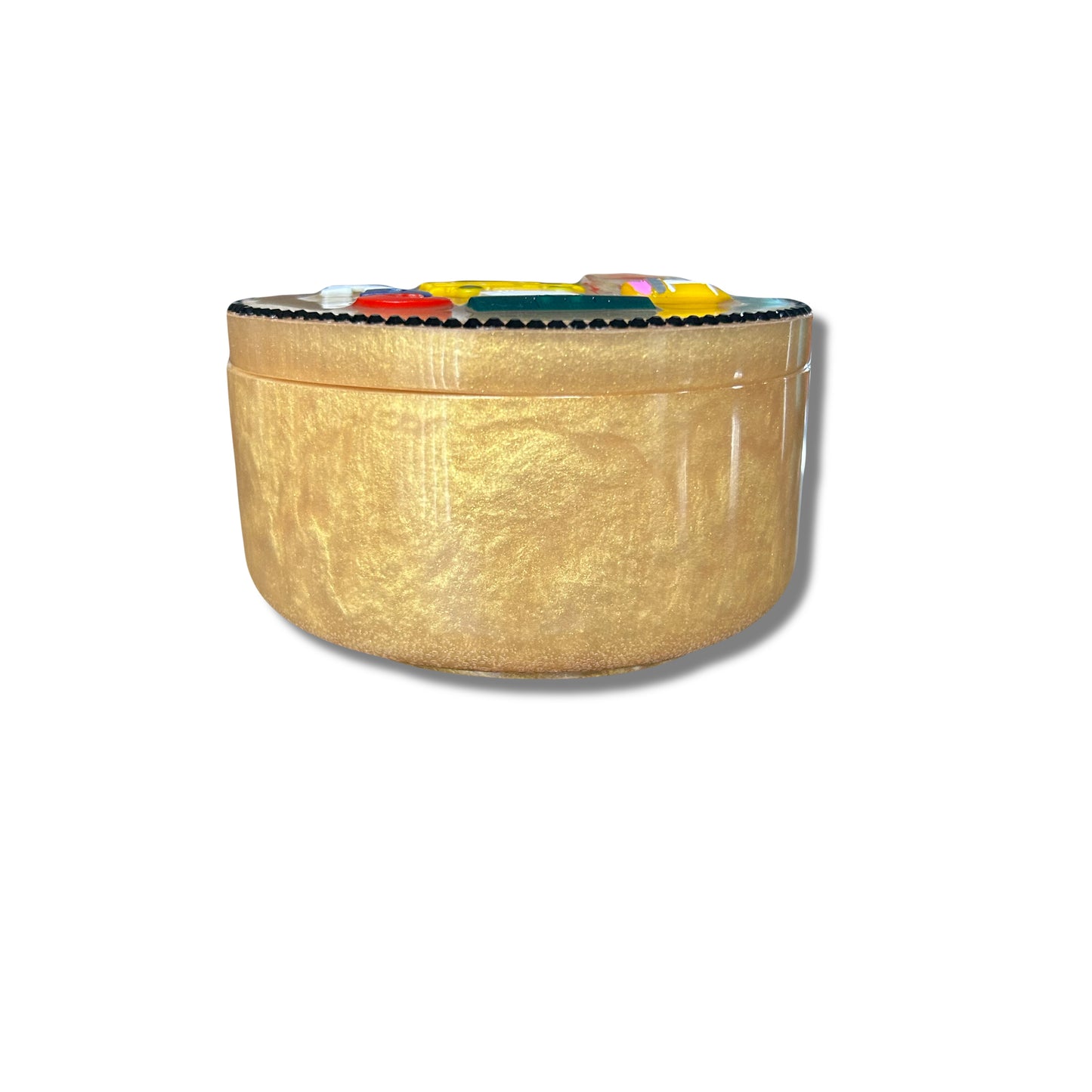 Large Round Trinket Box