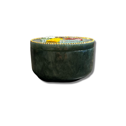 Large Round Trinket Box