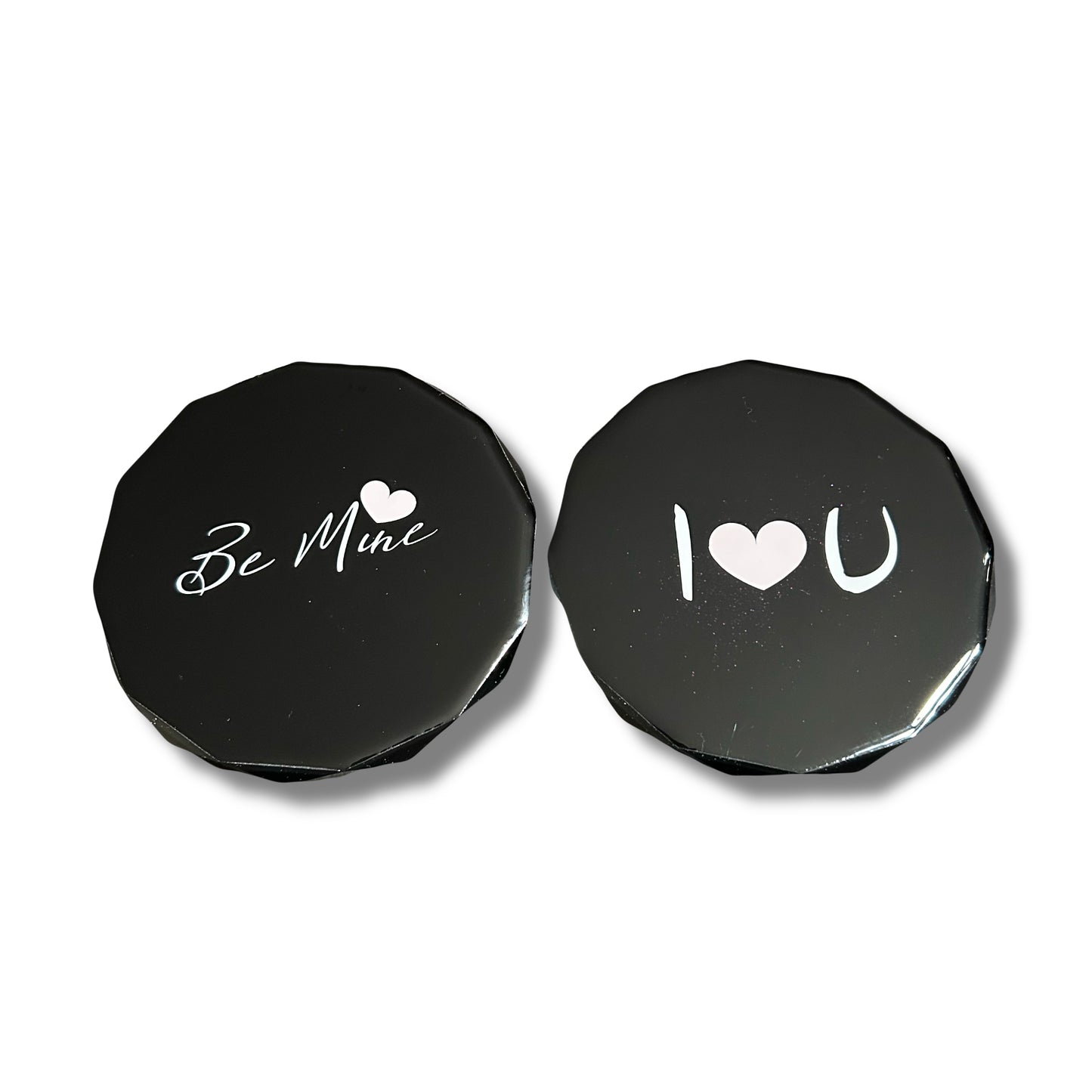 2 Piece Diamond Edge Coaster Set