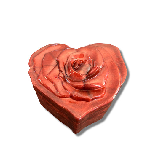 Heart Shaped Trinket Box with Lid