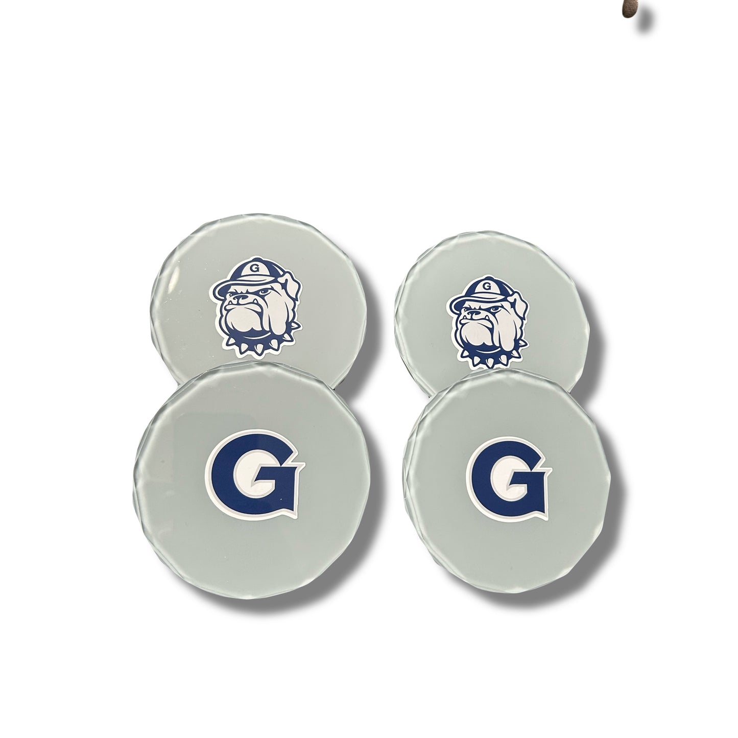 4 Piece College Basketball Diamond Edge Coaster Set