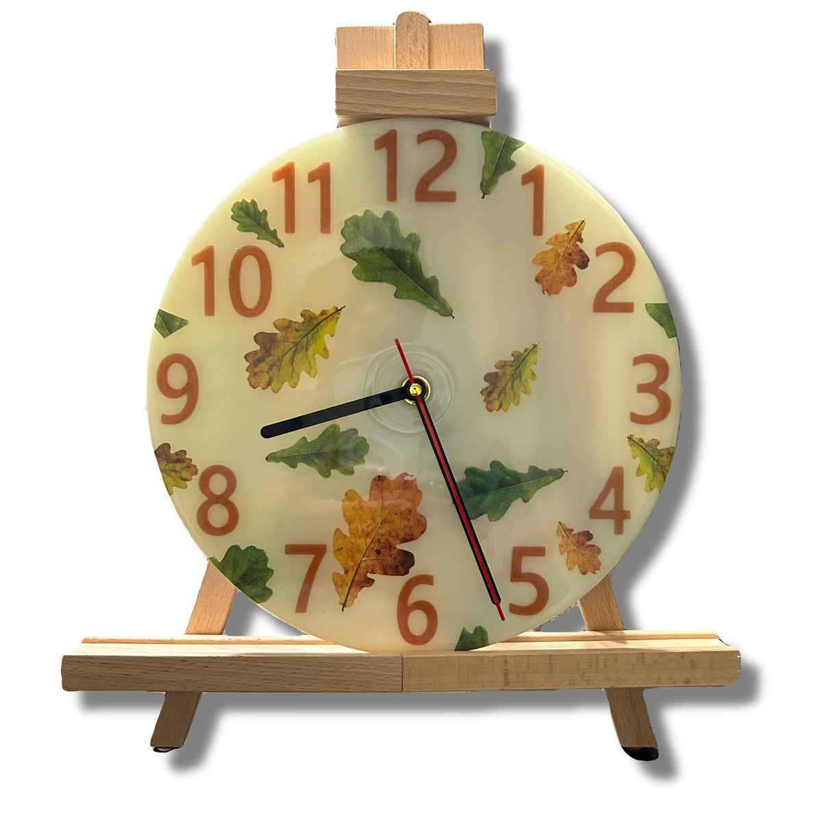 Fall Clock with Easel Stand