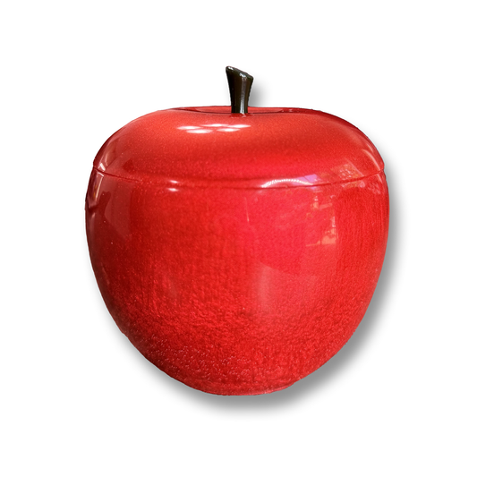 Life Size Apple Shaped Jar with Lid
