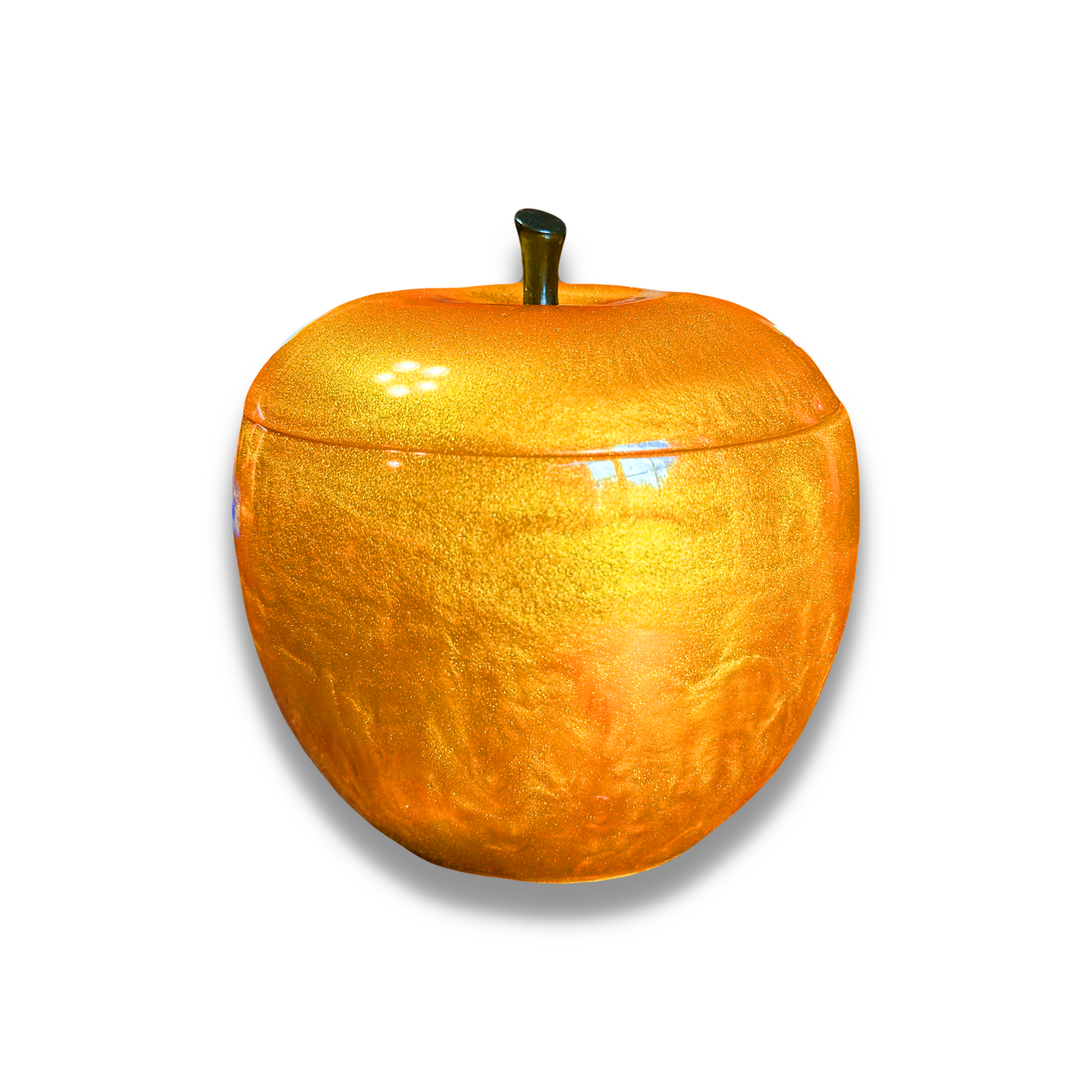 Life Size Apple Shaped Jar with Lid