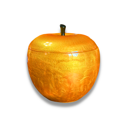 Life Size Apple Shaped Jar with Lid