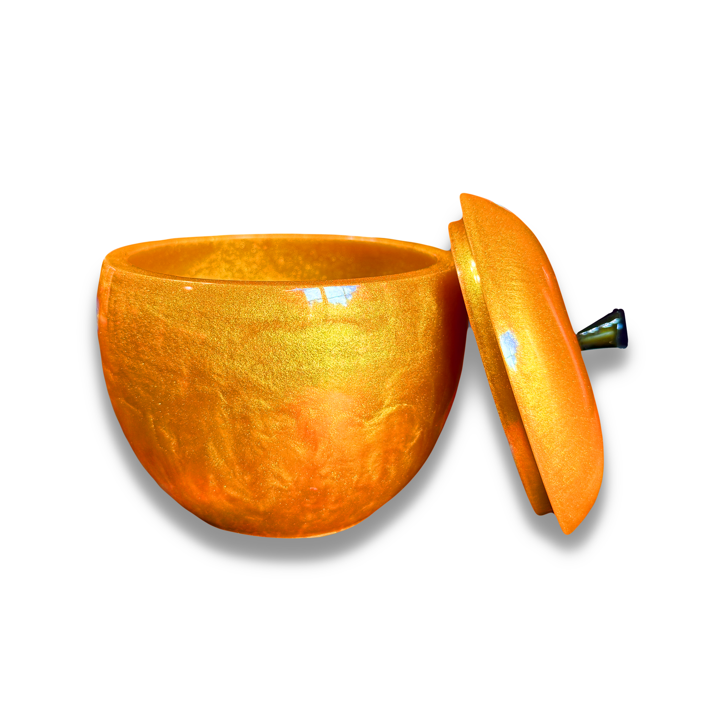 Life Size Apple Shaped Jar with Lid